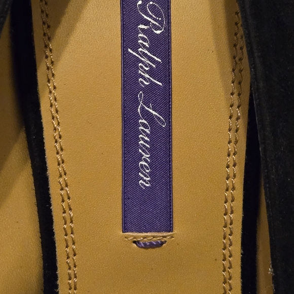 NEW Ralph Lauren Purple Label 8.5 Celia Goat-Suede Pump - Italian - MSRP: $575 - Picture 4 of 15